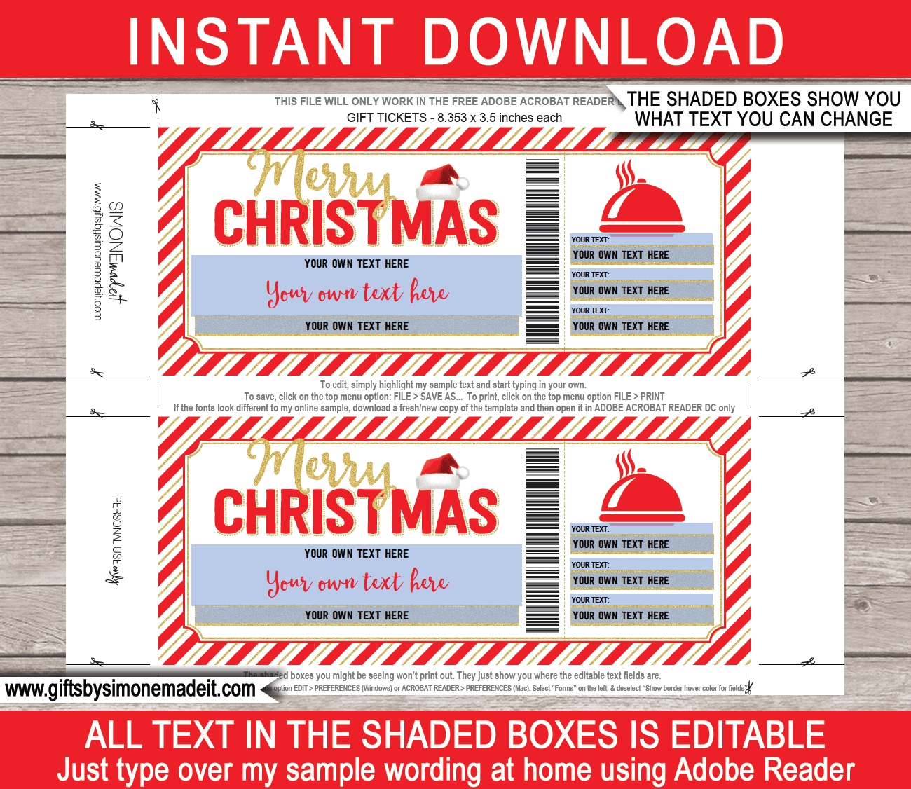 printable gift cards to restaurants