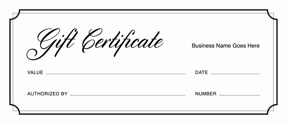 printable gift certificate blank