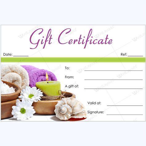 printable gift certificate for massage