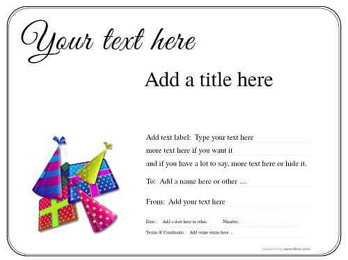 printable gift certificates birthday