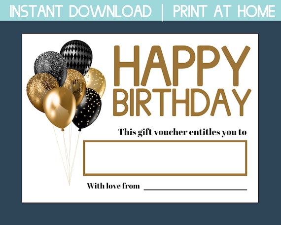printable gift certificates birthday