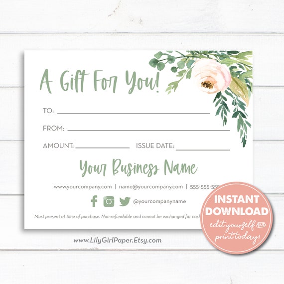 printable gift certificates canada