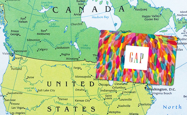 U.S. Gift Cards Usable in Canada &  Other Countries | GCG