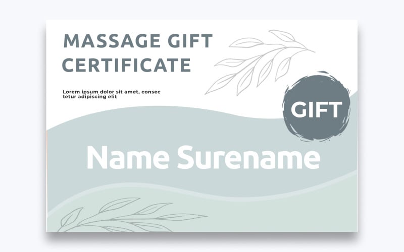printable gift certificates for massage