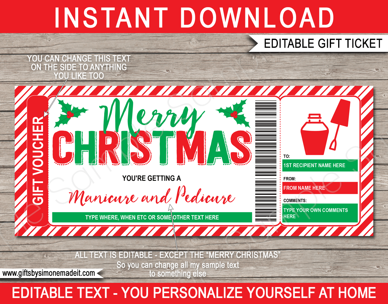 printable gift certificates for nails