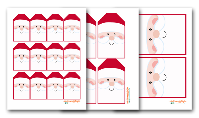 Free Printable Santa Gift Tags (Download Instantly to Print ...