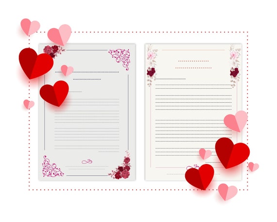Love Letter, Romantic Gift, Writing Set, Writing a Letter, San ...