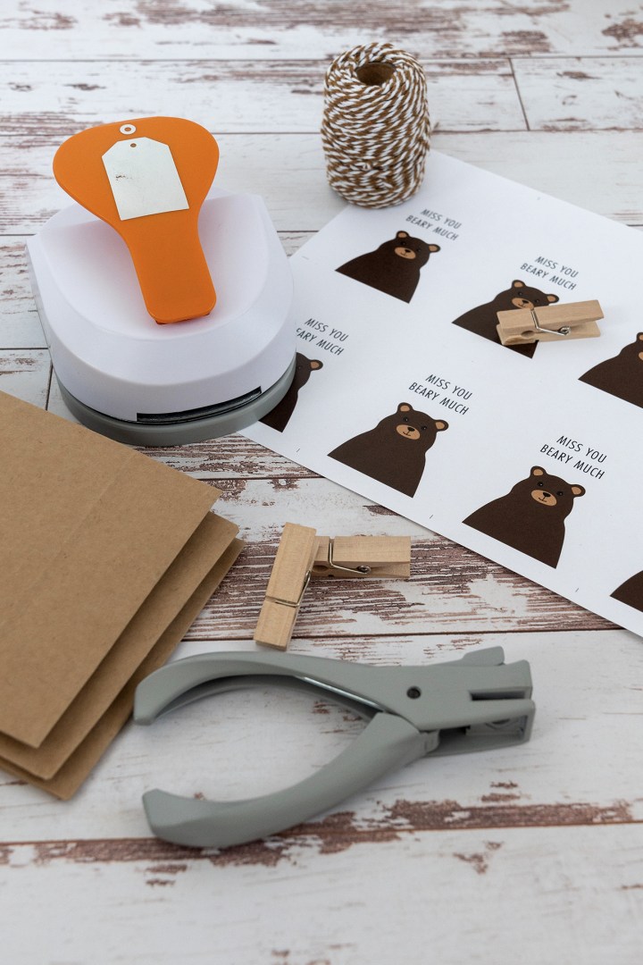 Miss You Beary Much Free Printable Gift Tags - FAKING IT FABULOUS