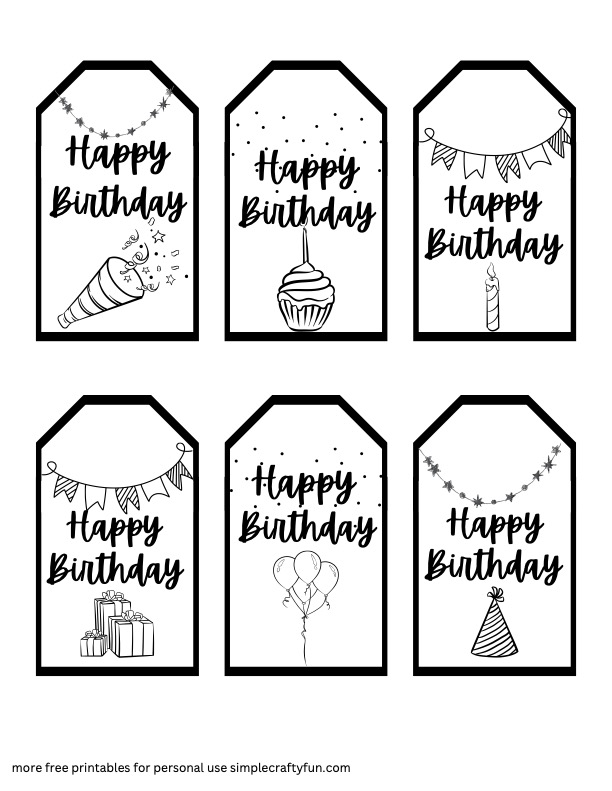 Free Printable Gift Tags Birthday Download Free Printable Gift Tags 