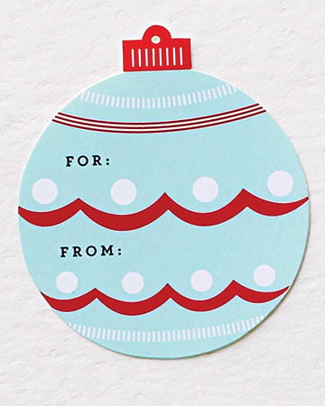 Free Printable Gift Tags for Christmas Goodies!