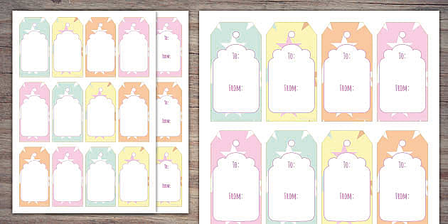 printable gift tags for baby girl