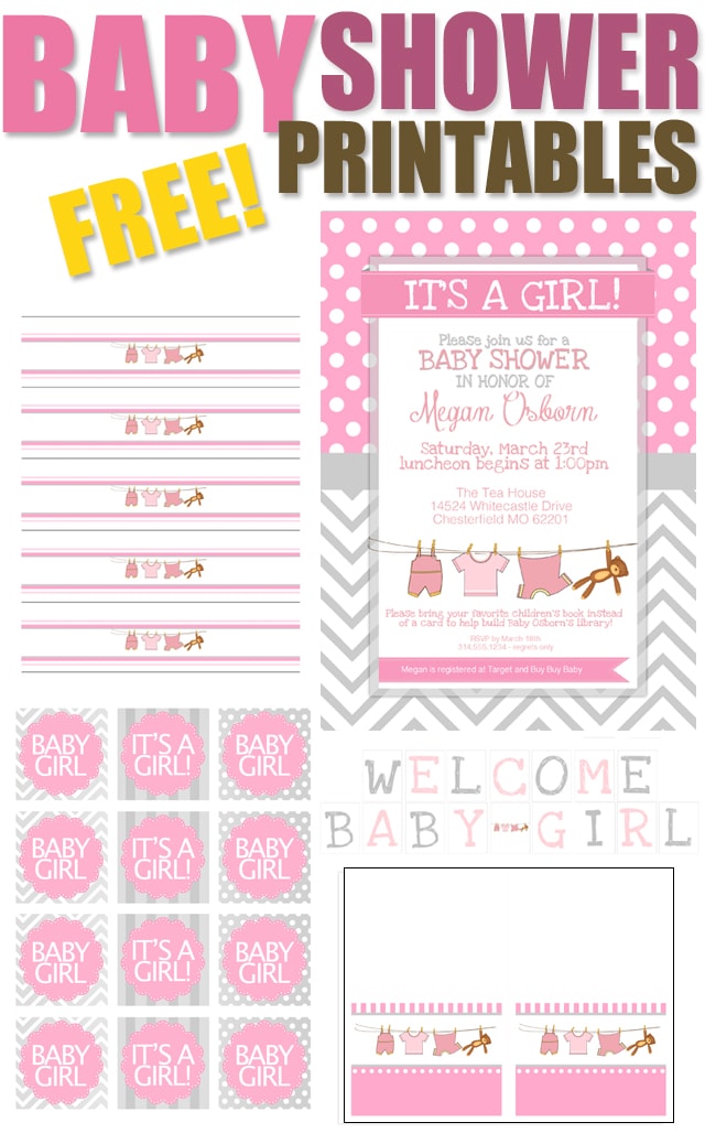 printable gift tags for baby girl