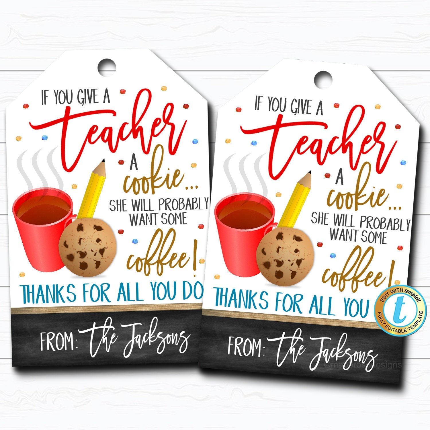printable gift tags for teacher gifts