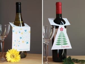 FREE Printable Gift Tags &  Wine Bottle Hangers | Alpha Mom