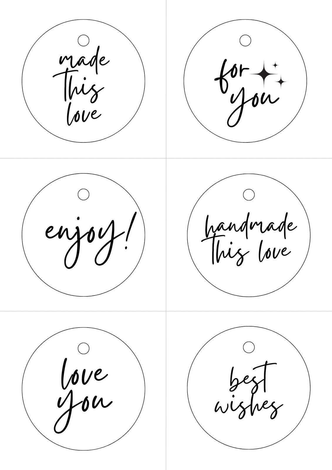printable gift tags personalized