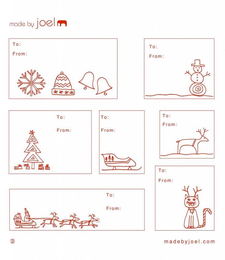 printable gift tags pinterest