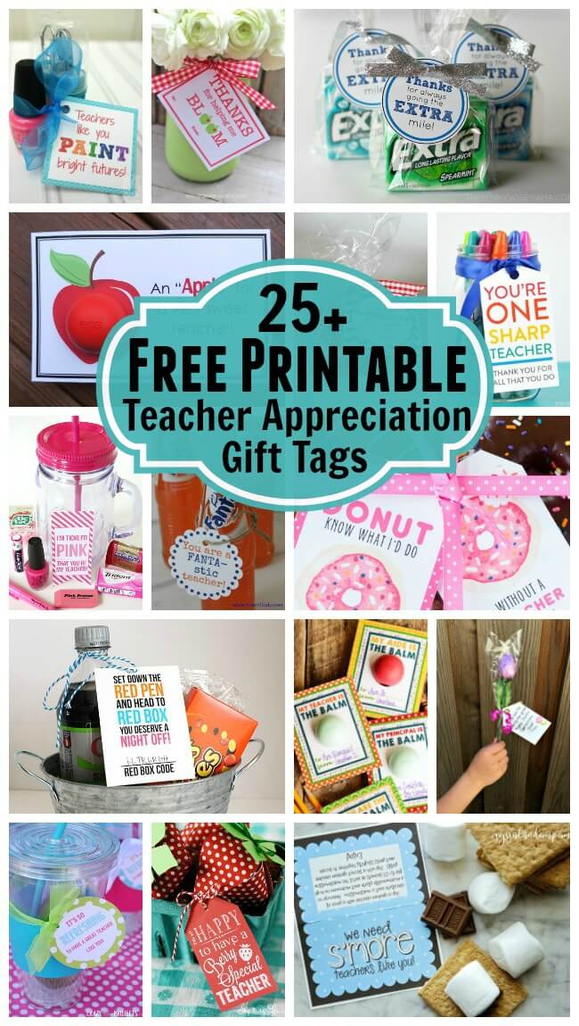 printable gift tags teachers