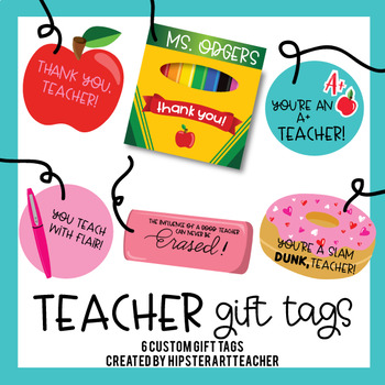 printable gift tags teachers