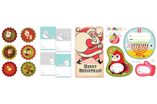 printable gift tags vintage