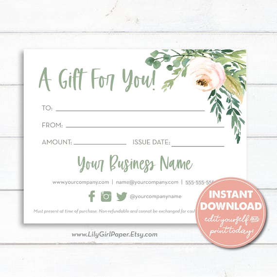 printable gift vouchers online australia