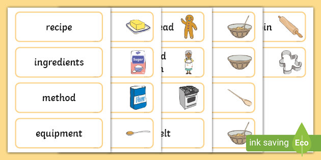 printable gingerbread man recipe cards