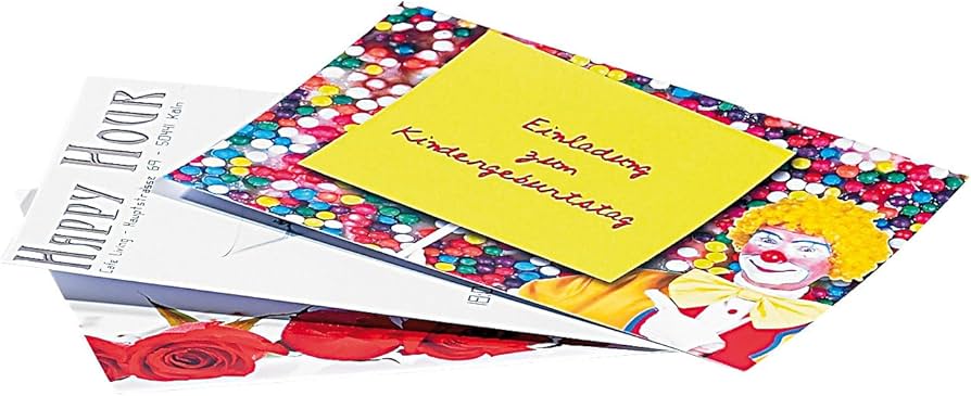 Your Design Photo Paper Postcard: 90 Inkjet Cards for Self ...