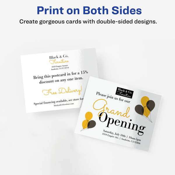 Glossy UV Coated Postcards