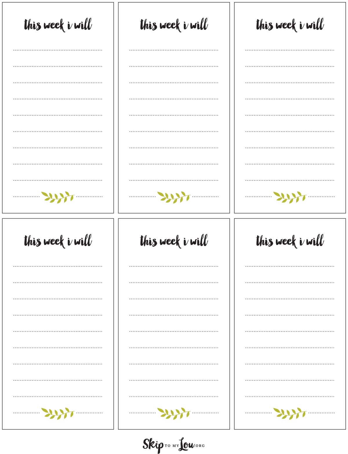 Free Goal Setting Worksheets For Success | Skip To My Lou