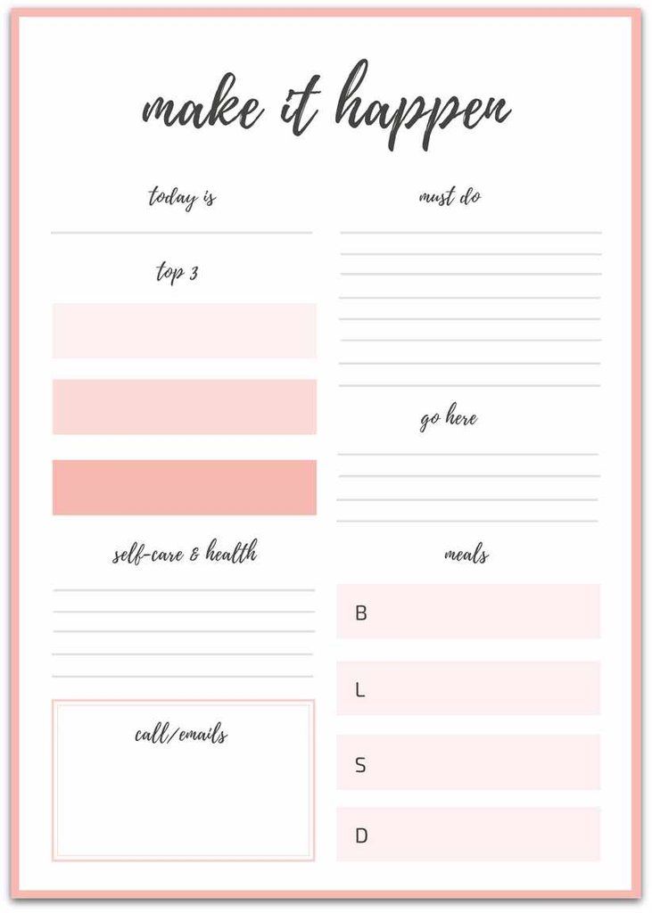 15 Printable Goal Sheets to Help You Stay on Track in the New Year