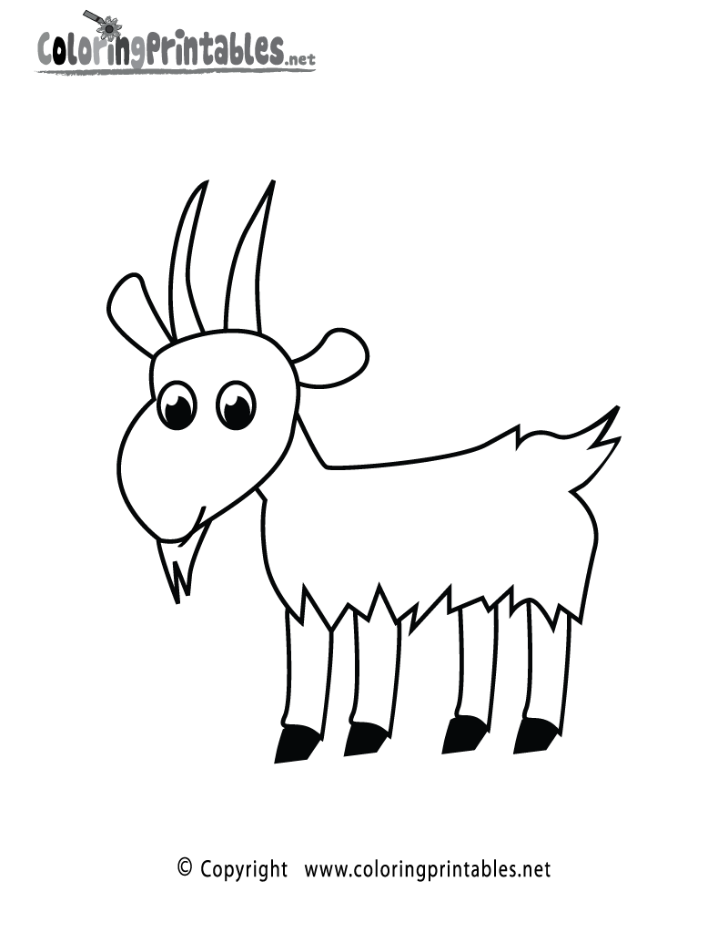 printable goat pictures