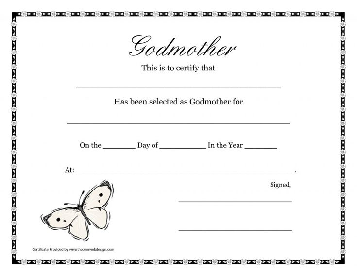 Baptism Certificate Template Word