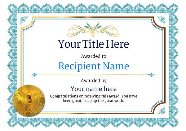 printable golf certificates