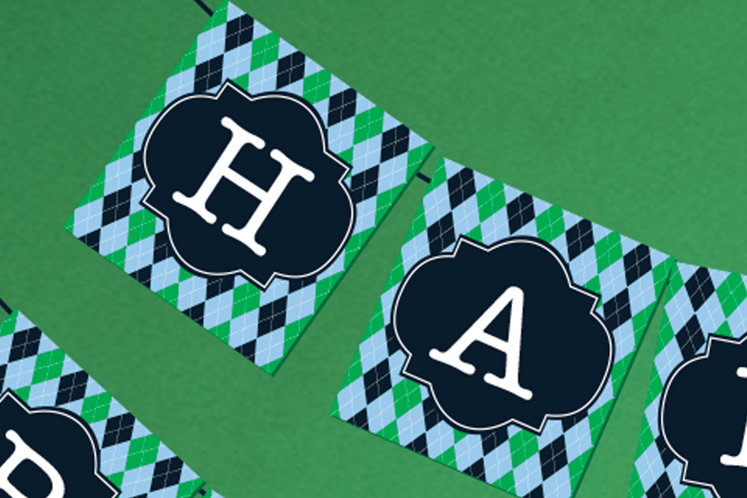 Golf Party Printable Banner