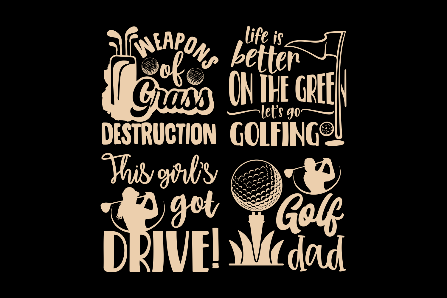 Golf quotes (1) | Art Print