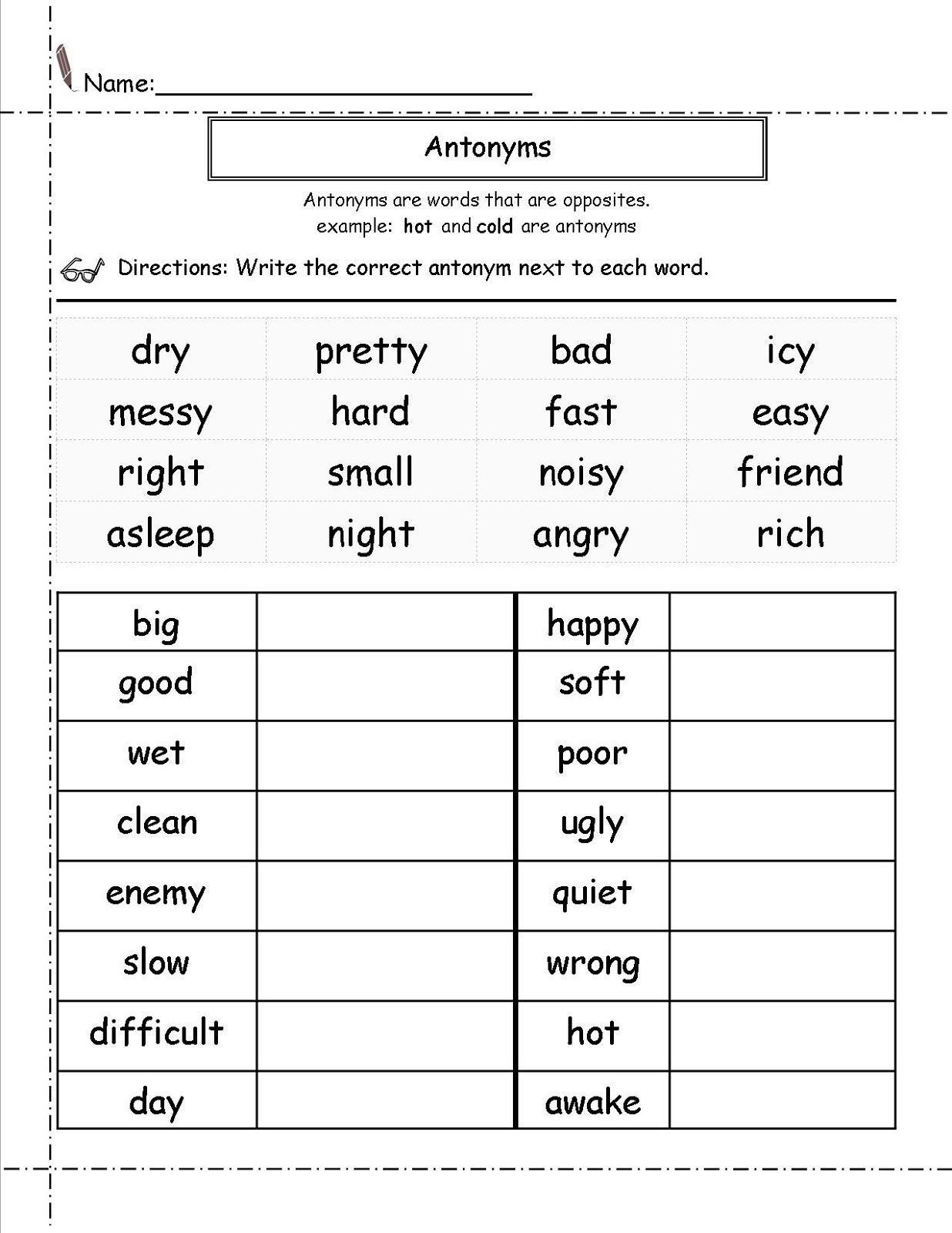 printable grade 2 worksheet