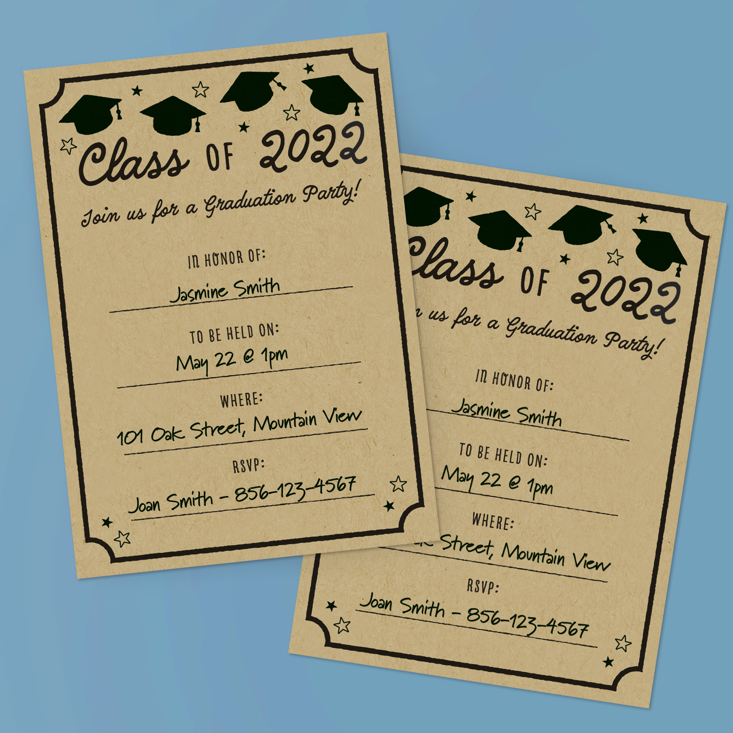 printable graduation announcement templates free