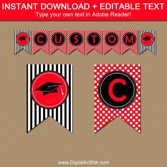 printable graduation banner templates