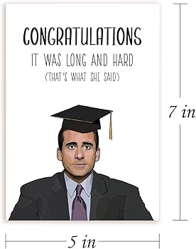 Funny College Graduation Card, Naughty Congratulations Card for High School  College Grad, Class of 2024, Cute Appreciation Card for Classmates, ...
