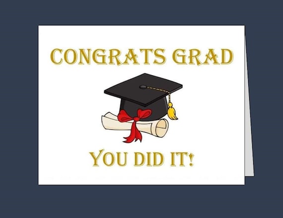 printable graduation cards high school
