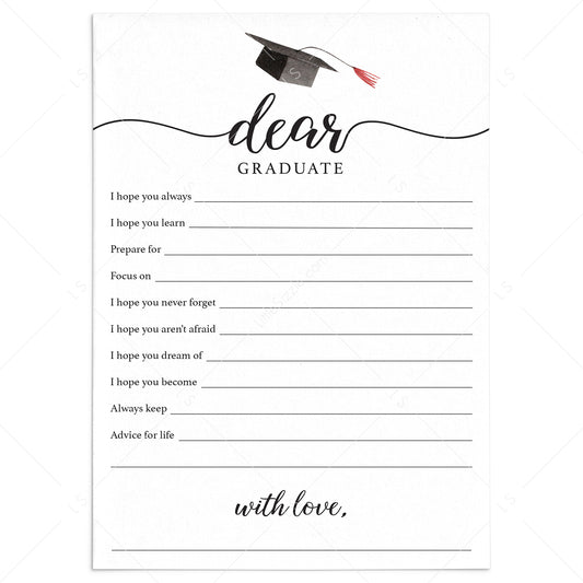 Printable Graduation Wishes Cards | Calligraphy Wishes for The ...