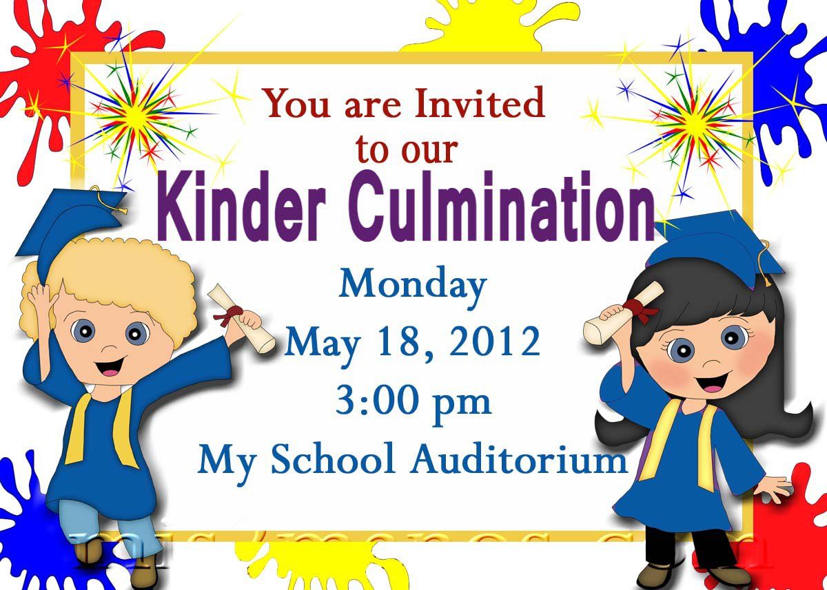printable graduation invitations for preschool