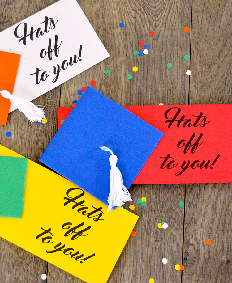 printable graduation money holder cards