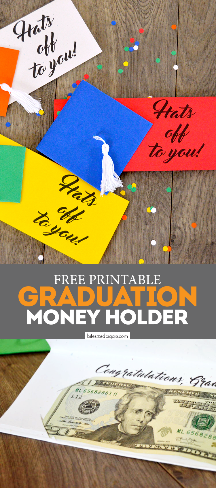 printable graduation money holder cards