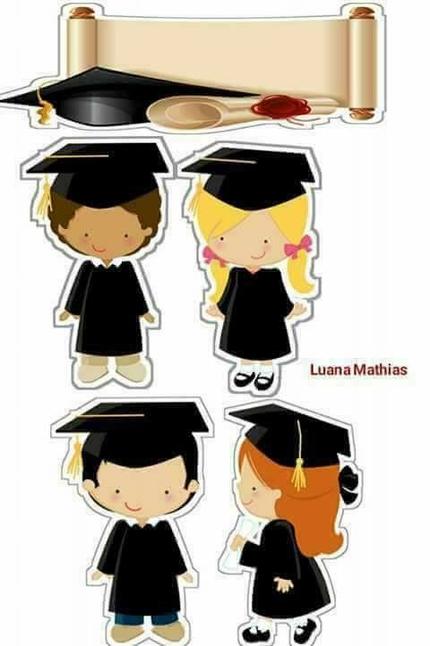 Graduation Party Free Printable Cake Toppers. - Oh My Fiesta! in ...