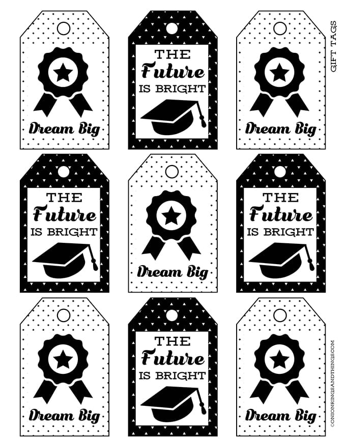 FREE Graduation Party Kit Printables - Onion Rings &  Things