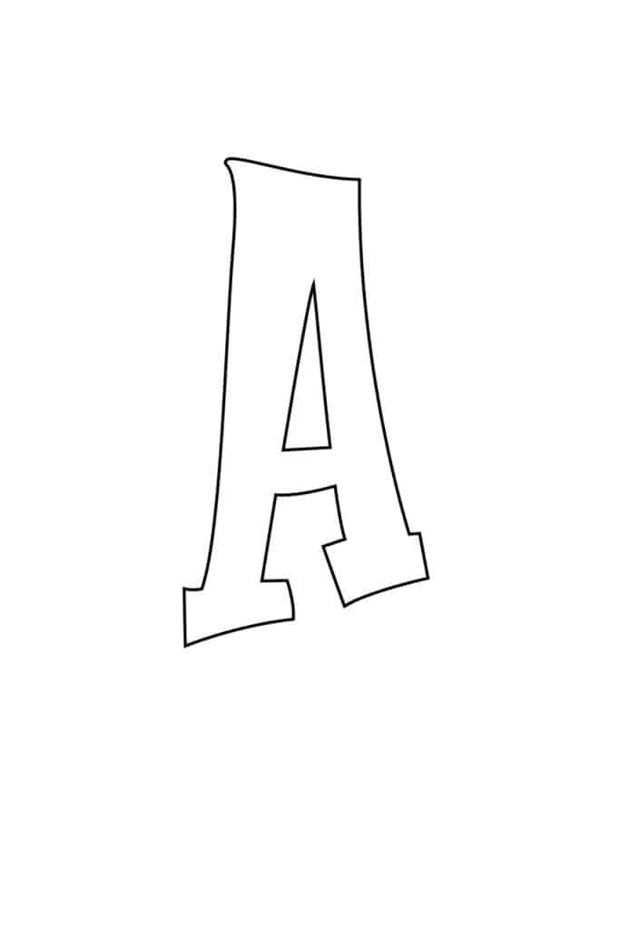 printable graffiti alphabet letters