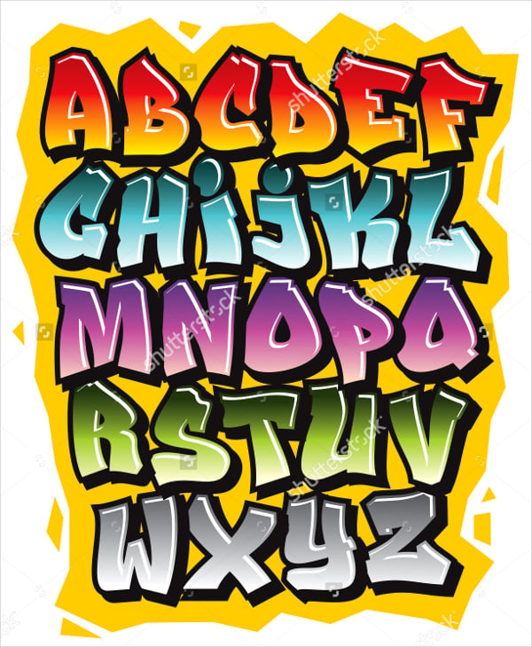 Free Printable Graffiti Letter Stencils Download Free Printable 