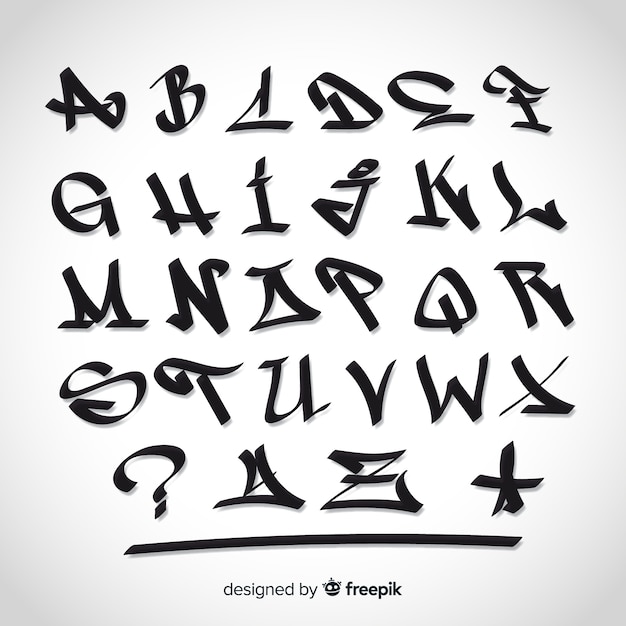 Graffiti Letters Vectors &  Illustrations for Free Download