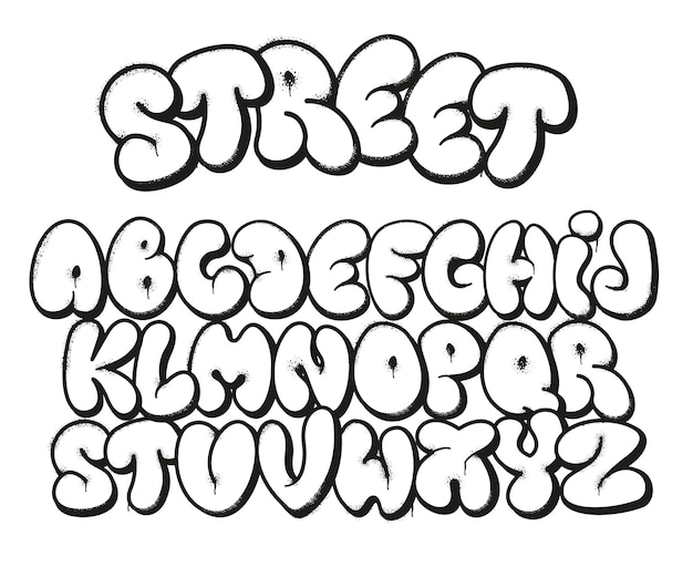 Graffiti Letters Vectors &  Illustrations for Free Download
