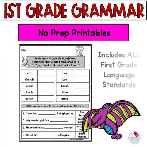 Grammar Worksheets Nouns, Verbs, Adjectives, Prepositions ...